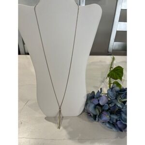 Minimalist Bar Pendant Necklace Long Chain Delicate‎ Y2K Trendy Women